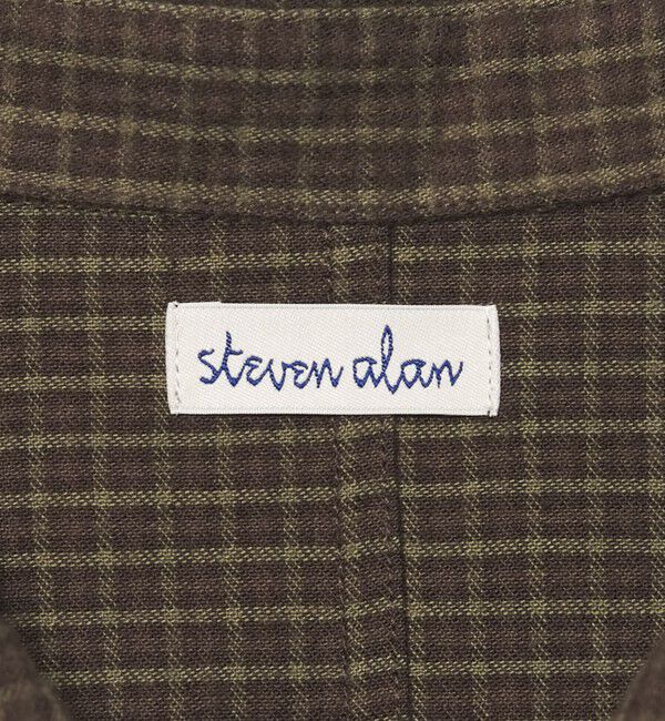 STEVEN ALAN「＜Steven Alan＞ コットンビエラ チェック ジップ プルオーバー」|その他|