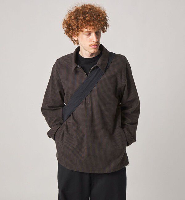 STEVEN ALAN「＜Steven Alan＞ コットンビエラ チェック ジップ プルオーバー」|その他|
