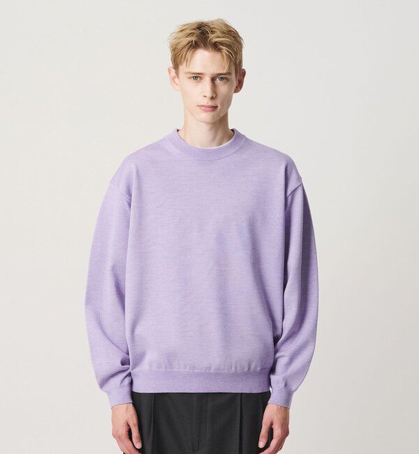 BEAUTY&YOUTH UNITED ARROWS「ハイブリッド ウール クルーネック ニット ウォッシャブル」|ニット・セーター|