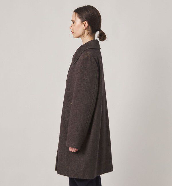 STEVEN ALAN「＜Steven Alan＞ウール モヘヤ ミックス シャギー ミドルコート」|ステンカラーコート|