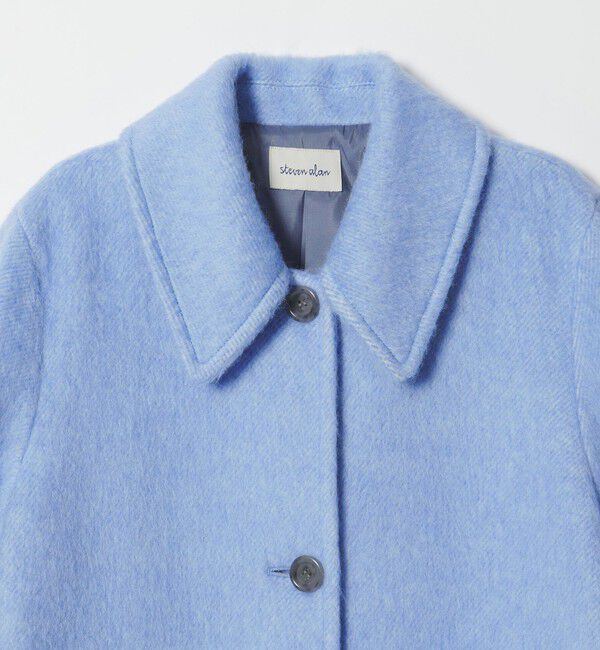 STEVEN ALAN「＜Steven Alan＞ウール モヘヤ ミックス シャギー ミドルコート」|ステンカラーコート|