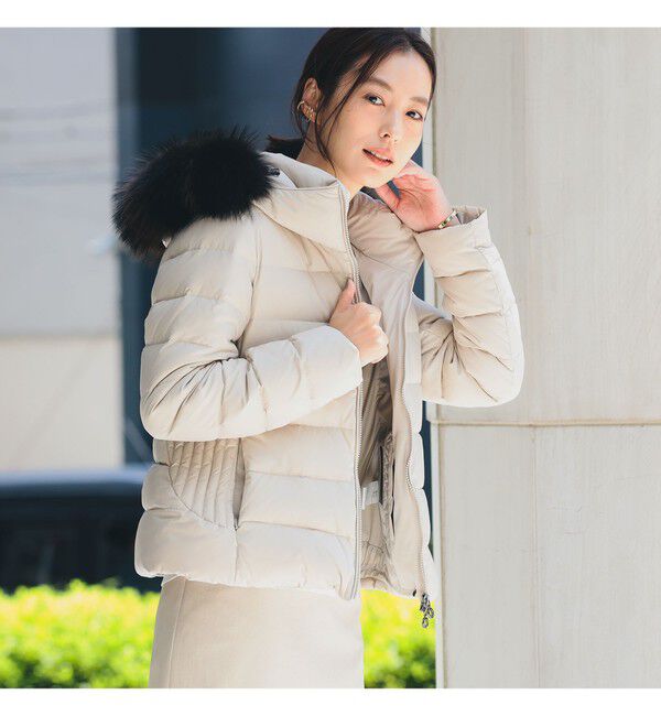 BEAMS SELECTION for WOMEN「【別注】TATRAS / KOSAVA セイル ファー ダウンジャケット」|ブルゾン・スタジャン|