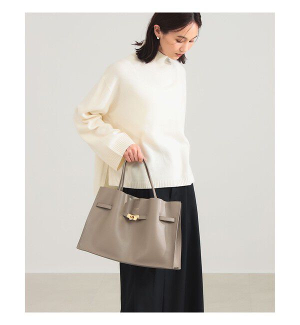 BEAMS SELECTION for WOMEN「【WEB限定】VIOLAd&rsquo;ORO / TRERO シュリンク クロア トートバッグ L」|トートバッグ|別注L.TAUPE&times;GREY