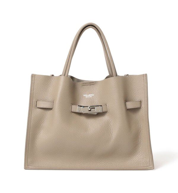 Demi-Luxe BEAMS 「【WEB限定】【別注】VIOLAd&rsquo;ORO / TRERO シュリンク シルバークロア トートバッグ」|トートバッグ|別注LT.TAUPE&times;GREY
