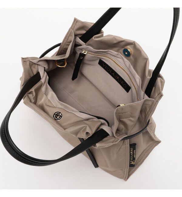 BEAMS SELECTION for WOMEN「VIOLAd&rsquo;ORO / BIANCA クロア ナイロン トートバッグ M」|トートバッグ|
