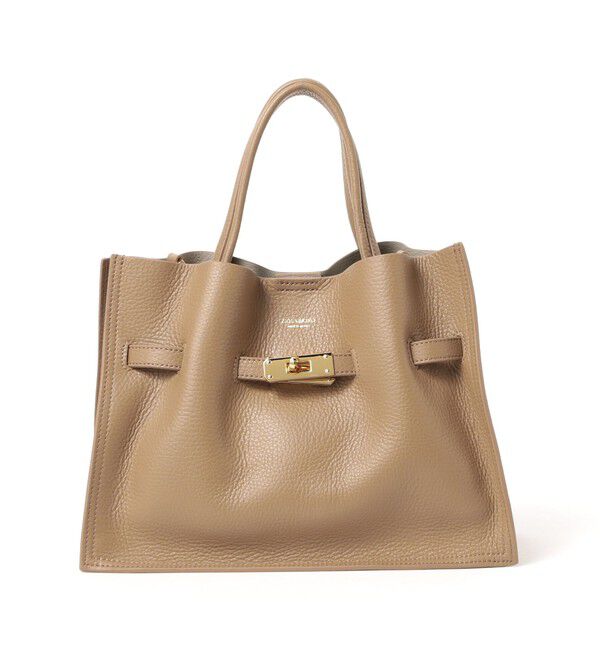 BEAMS SELECTION for WOMEN「VIOLAd&rsquo;ORO / TRERO シュリンク クロア トートバッグ M」|トートバッグ|CAPPUCCINO/GREY
