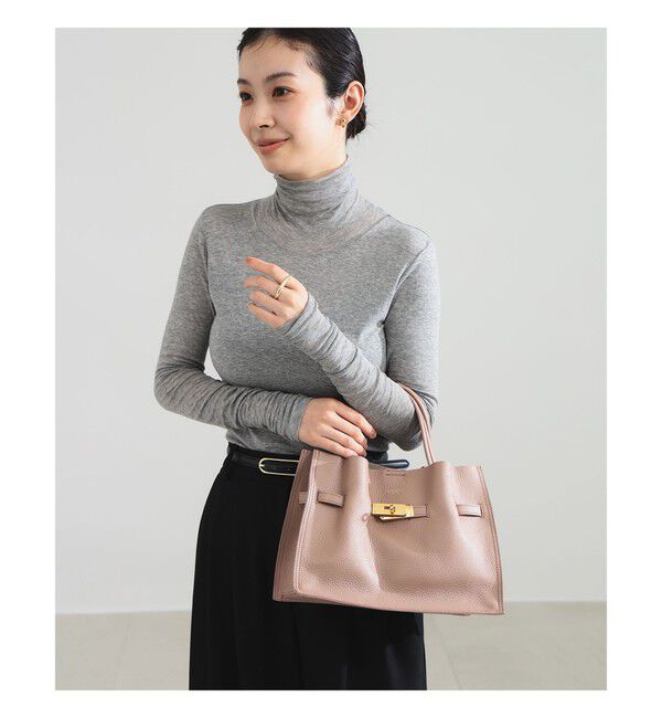 BEAMS SELECTION for WOMEN「VIOLAd&rsquo;ORO / TRERO シュリンク クロア トートバッグ M」|トートバッグ|PINKBEIGE/GREY