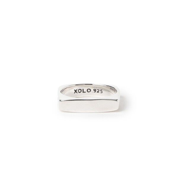 BEAMS「XOLO / Square 3D Ring」|ネックレス|SILVER