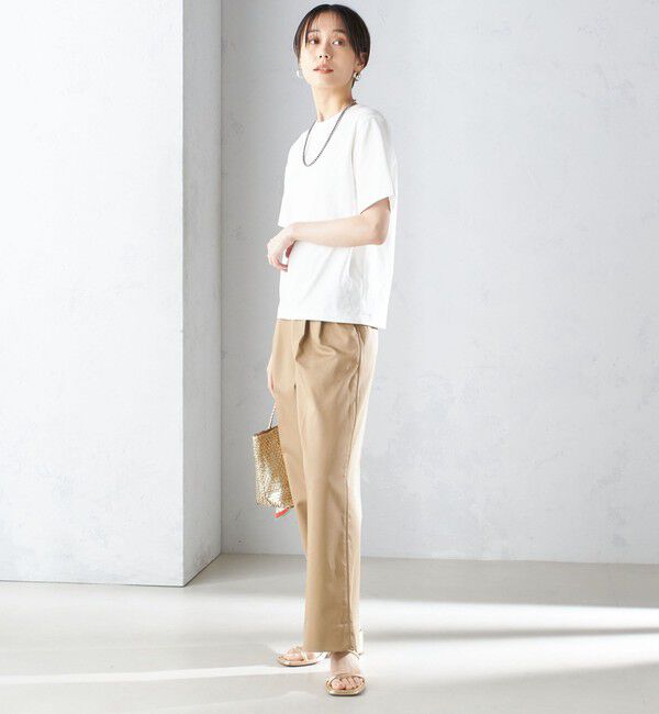 SHIPS for women「〈手洗い可能〉ベーシック TEE」|Tシャツ・カットソー|