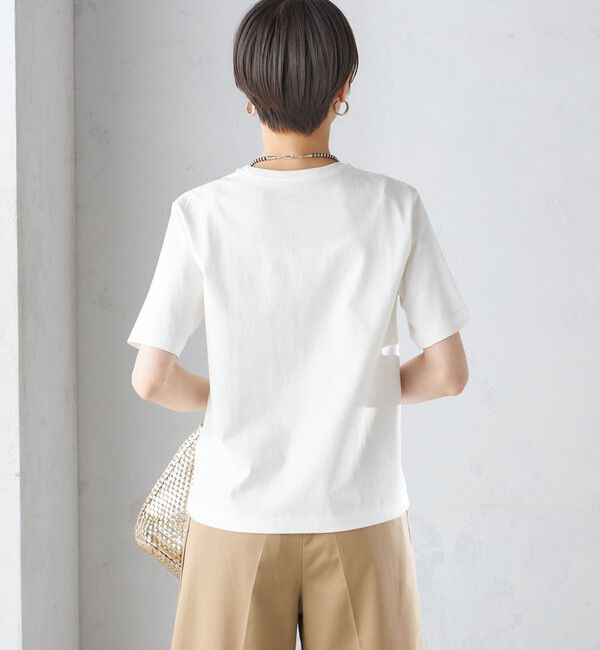 SHIPS for women「〈手洗い可能〉ベーシック TEE」|Tシャツ・カットソー|