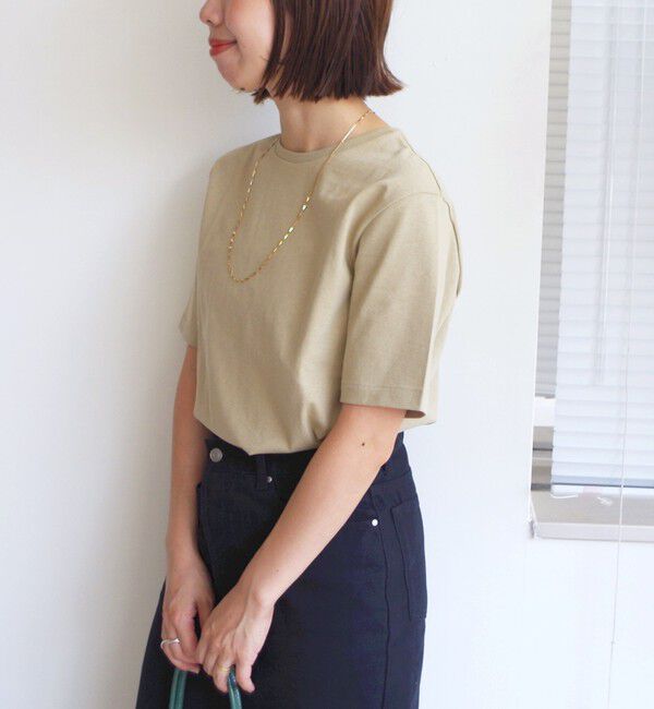SHIPS for women「〈手洗い可能〉ベーシック TEE」|Tシャツ・カットソー|