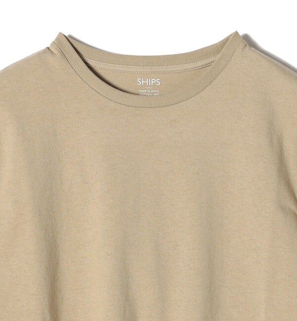 SHIPS for women「〈手洗い可能〉ベーシック TEE」|Tシャツ・カットソー|