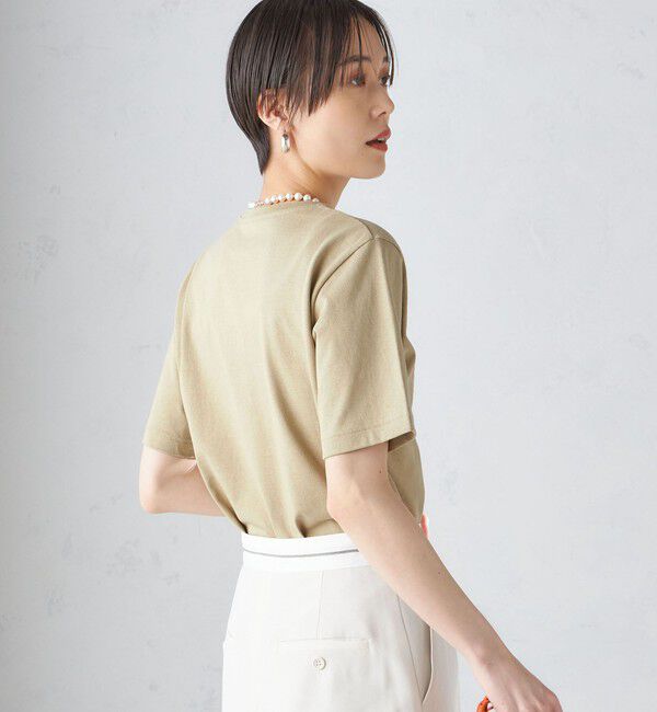 SHIPS for women「〈手洗い可能〉ベーシック TEE」|Tシャツ・カットソー|