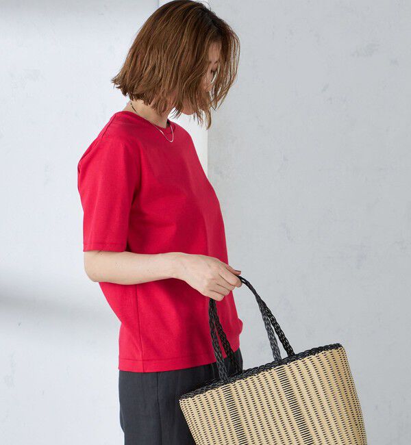 SHIPS for women「〈手洗い可能〉ベーシック TEE」|Tシャツ・カットソー|