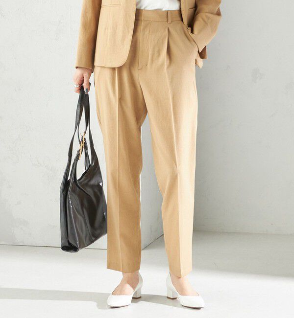 SHIPS for women「〈手洗い可能〉FUNCTIONAL テーパード パンツ（セットアップ対応）」|その他|