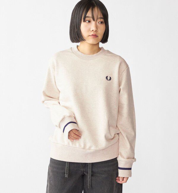 SHIPS「【SHIPS別注】FRED PERRY: シングル ティップ スウェットシャツ」|スウェット・ジャージ|
