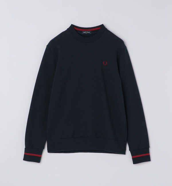 SHIPS「【SHIPS別注】FRED PERRY: シングル ティップ スウェットシャツ」|スウェット・ジャージ|ネイビー