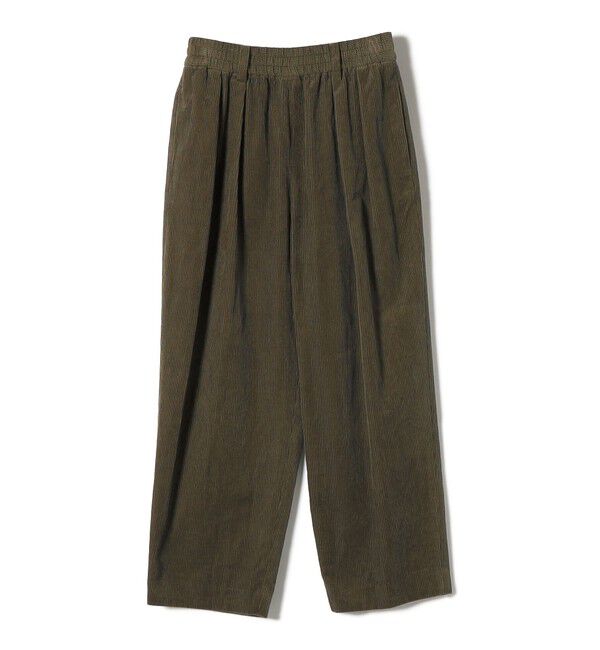 SHIPS for women「SHIPS Primary Navy Label:〈手洗い可能〉コーデュロイ パンツ」|その他|オリーブ