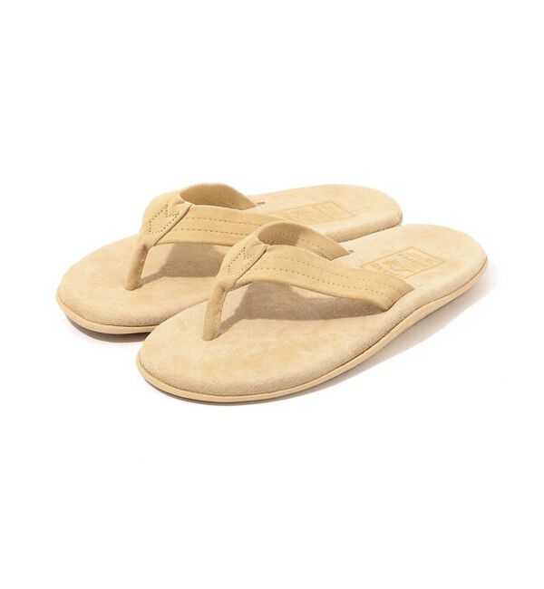 TOMORROWLAND GOODS「ISLAND SLIPPER PT203 スエードトングサンダル」|サンダル|23 イエロー