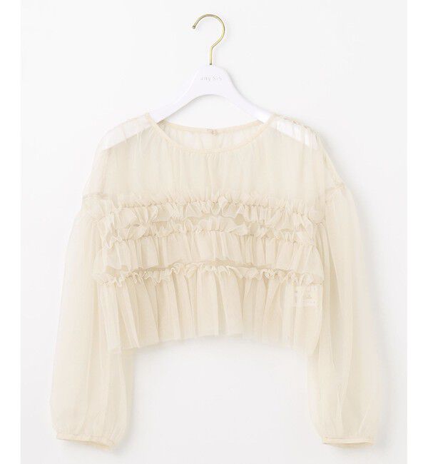 any SiS「【Lily Calin】チュールフリルトップス&times;ドレスセット」|ドレス|