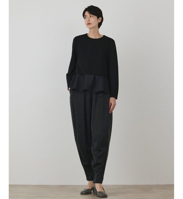 GRACE CONTINENTAL「シアーフレアカットトップ」|Tシャツ・カットソー|