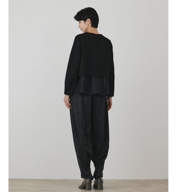 GRACE CONTINENTAL「シアーフレアカットトップ」|Tシャツ・カットソー|