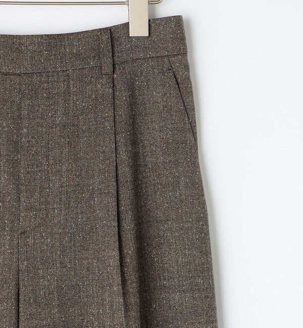 NOLLEY'S「《ストレッチ》ウォッシャブルネップツイードワイドパンツ」|その他|