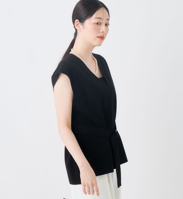 NOLLEY'S「《セットアップ対応/吸湿発熱》ウォッシャブルWジャージベスト」|ベスト・ジレ|