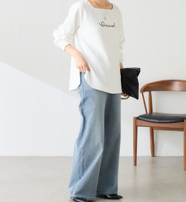  「《前後２WAY仕様》ダンボール2WAYラグランプルオーバー」|Tシャツ・カットソー|