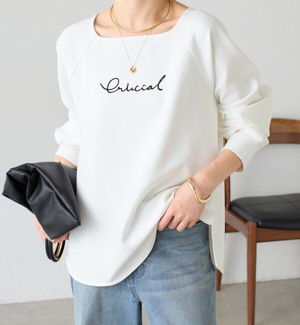  「《前後２WAY仕様》ダンボール2WAYラグランプルオーバー」|Tシャツ・カットソー|