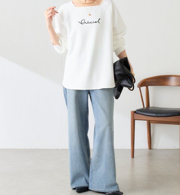  「《前後２WAY仕様》ダンボール2WAYラグランプルオーバー」|Tシャツ・カットソー|