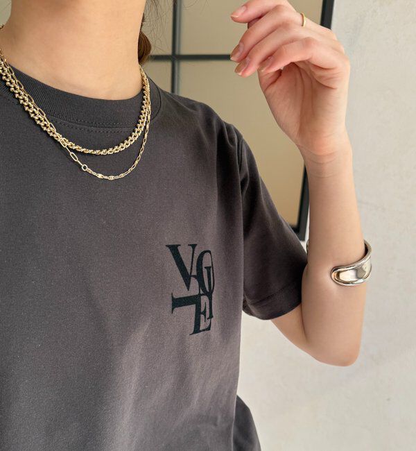  「voileワンポイントフロッキーロゴTEE」|Tシャツ・カットソー|