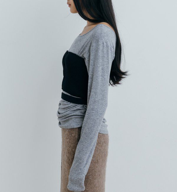  「〈NUE〉ホックニットビスチェ」|ニット・セーター|