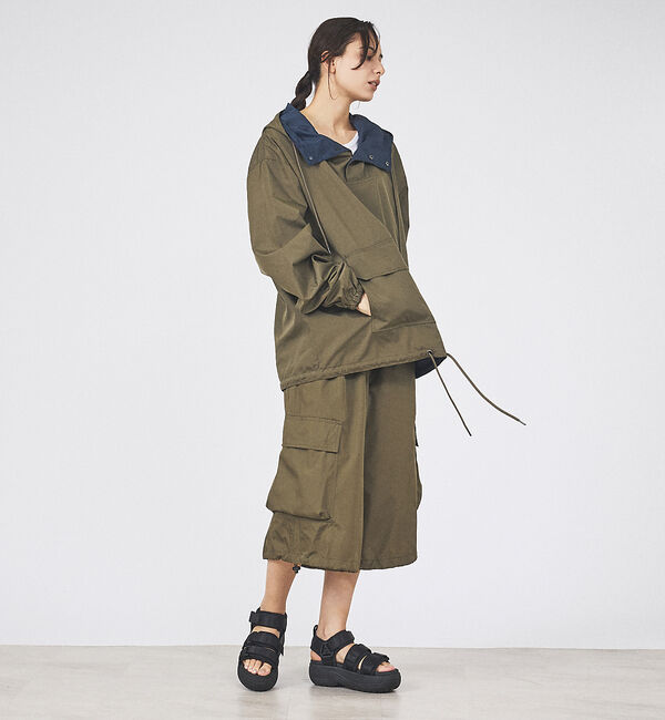 ABAHOUSE「【TAION / タイオン】 DOWN MILITALY KNEE LENGTH」|カーゴ|
