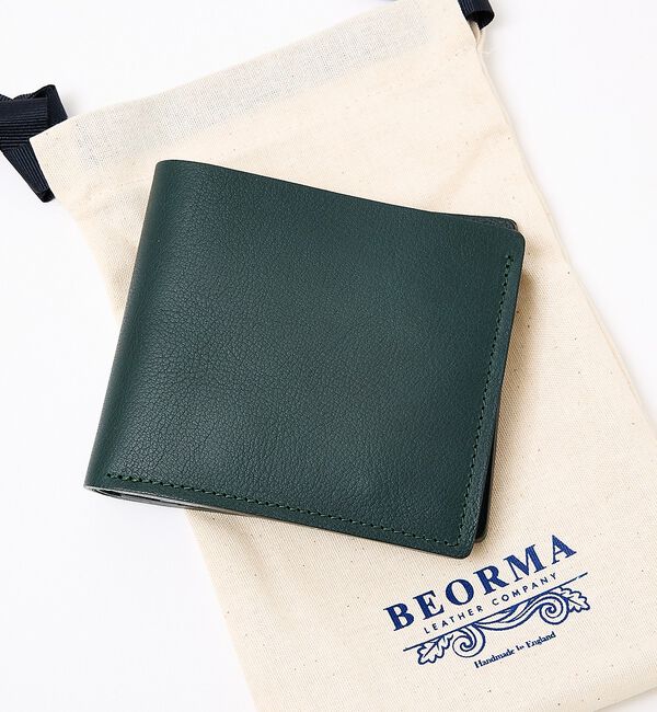 ABAHOUSE「【BEORMA/ベオーマ】二つ折りウォレット/財布 S0100」|財布|グリーン