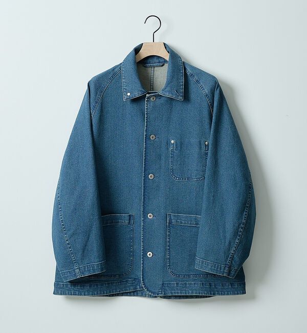 ABAHOUSE「【セットアップ対応】COVEROSS DENIM カバーオールジャケット / ス」|ブルゾン・スタジャン|