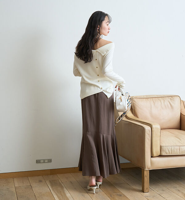 Rouge vif「オフショルレディニットプルオバー」|ニット・セーター|