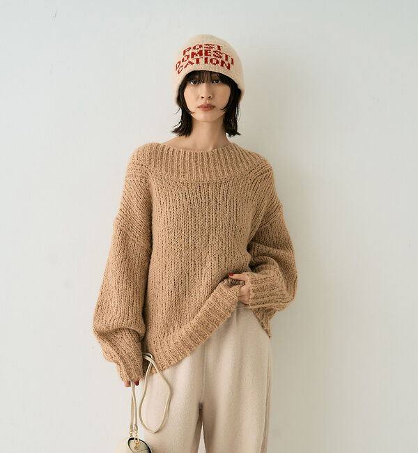 Rouge vif「ロービングニットプルオーバー」|ニット・セーター|