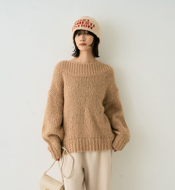 Rouge vif「ロービングニットプルオーバー」|ニット・セーター|