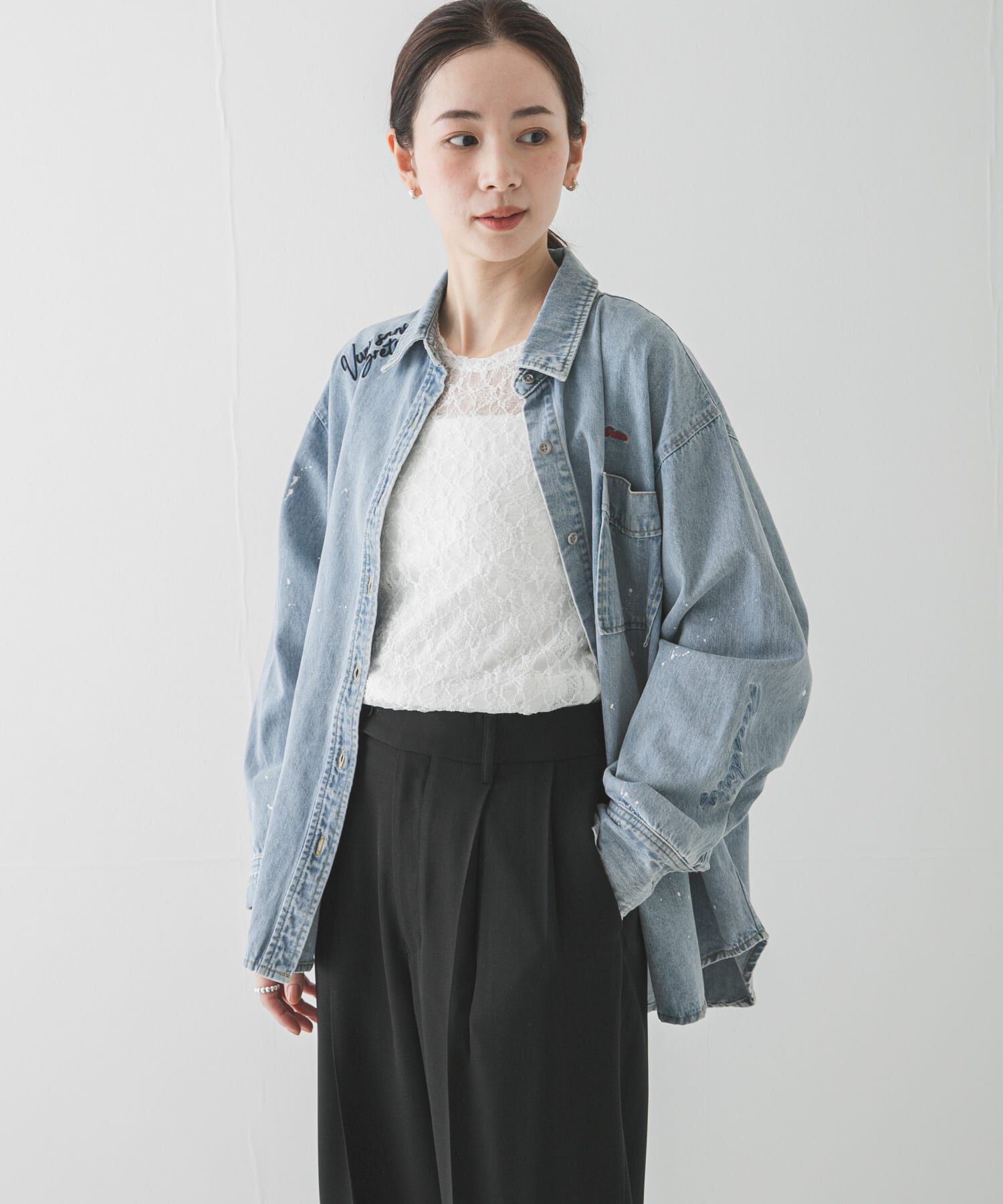 URBAN RESEARCH「ストレッチレーストップス」|Tシャツ・カットソー|