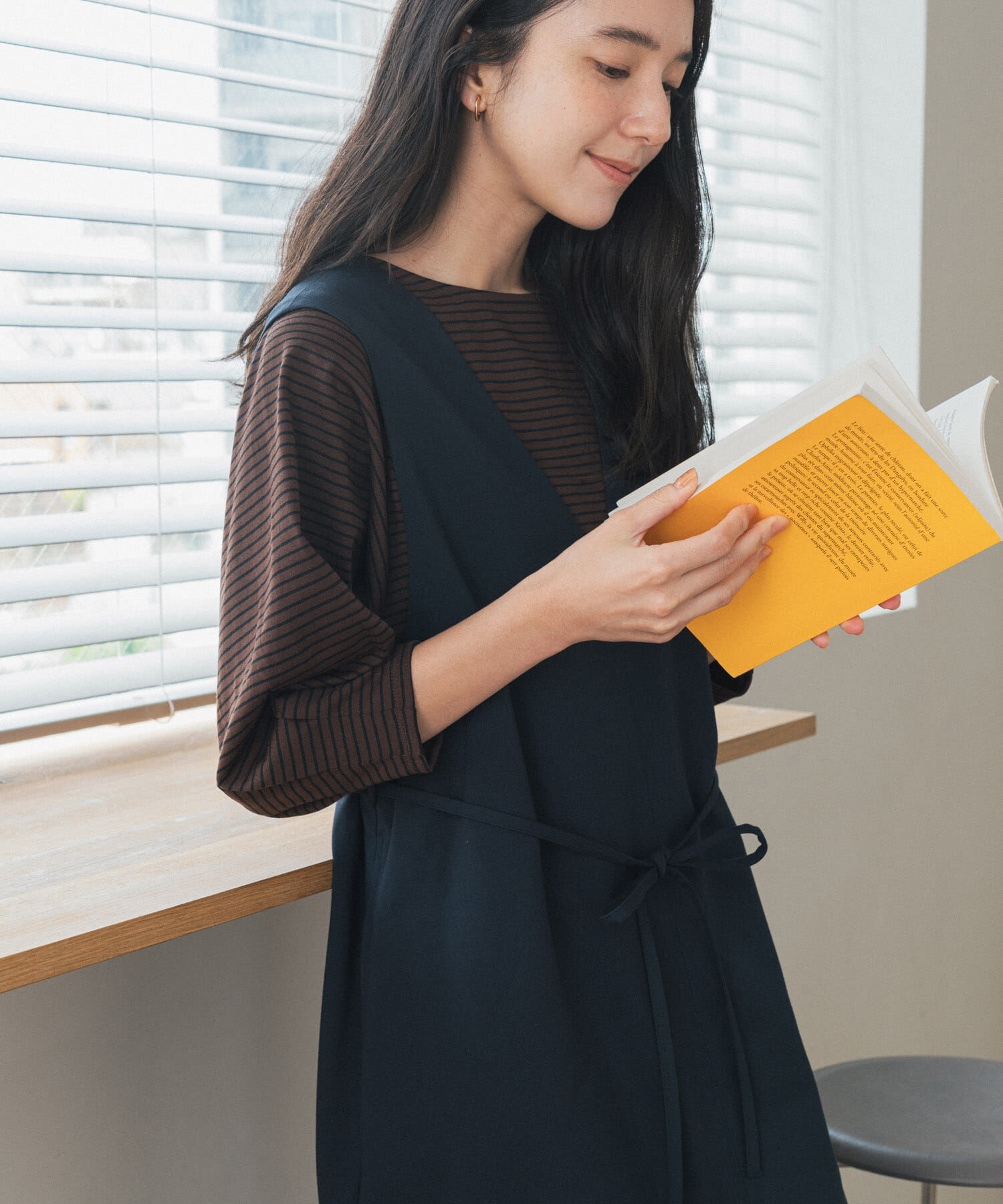 URBAN RESEARCH DOORS「『UR TECH』ツイルフレアジャンパースカート 26AW」|ジャンパースカート|