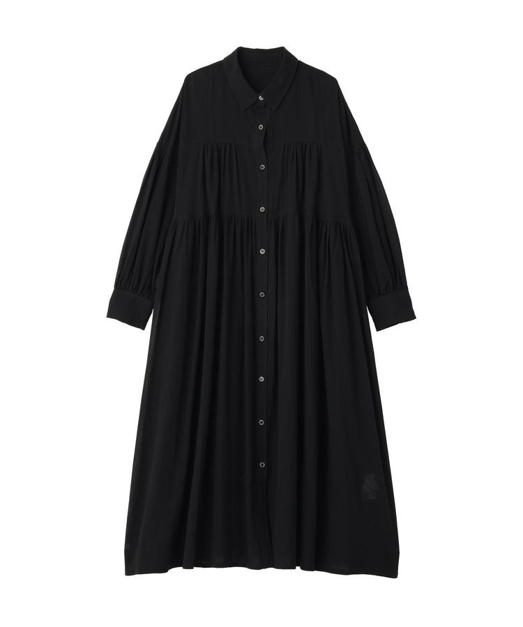 GARAGE OF GOOD CLOTHING「【EC限定】コットンボイルギャザーシャツワンピース」|ワンピース|