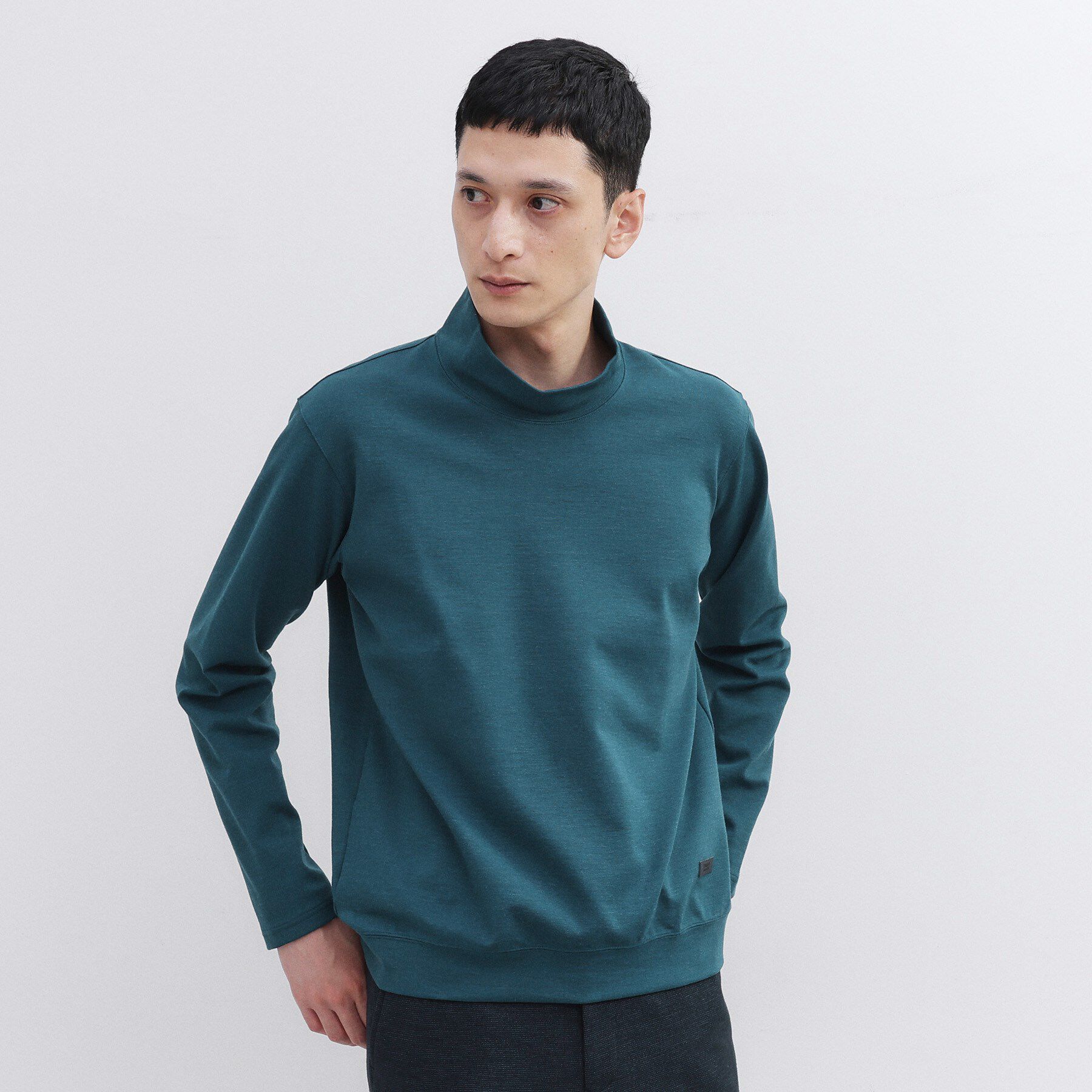 TAKEO KIKUCHI「【Sサイズ～】ウォーム ミラノリブ オフネック プルオーバー」|Tシャツ・カットソー|