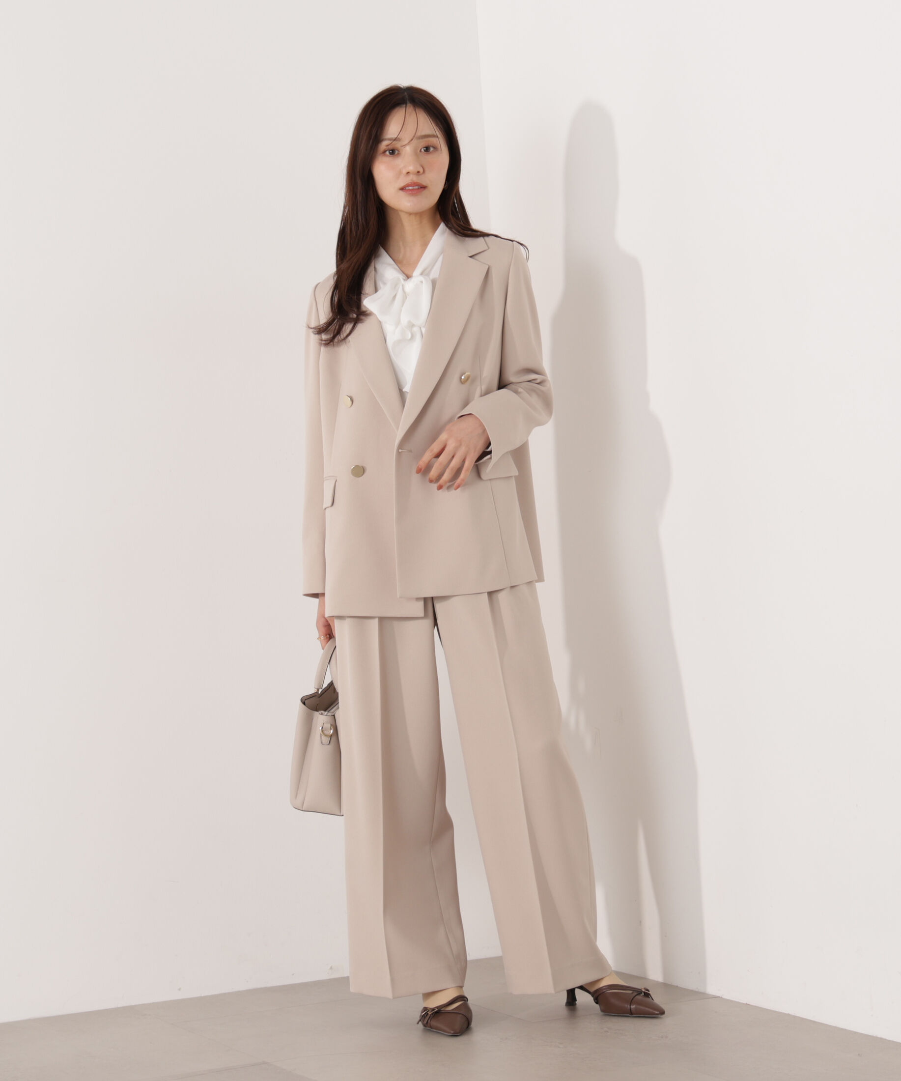 PROPORTION BODY DRESSING「2タックワイドパンツ 26SS」|その他|