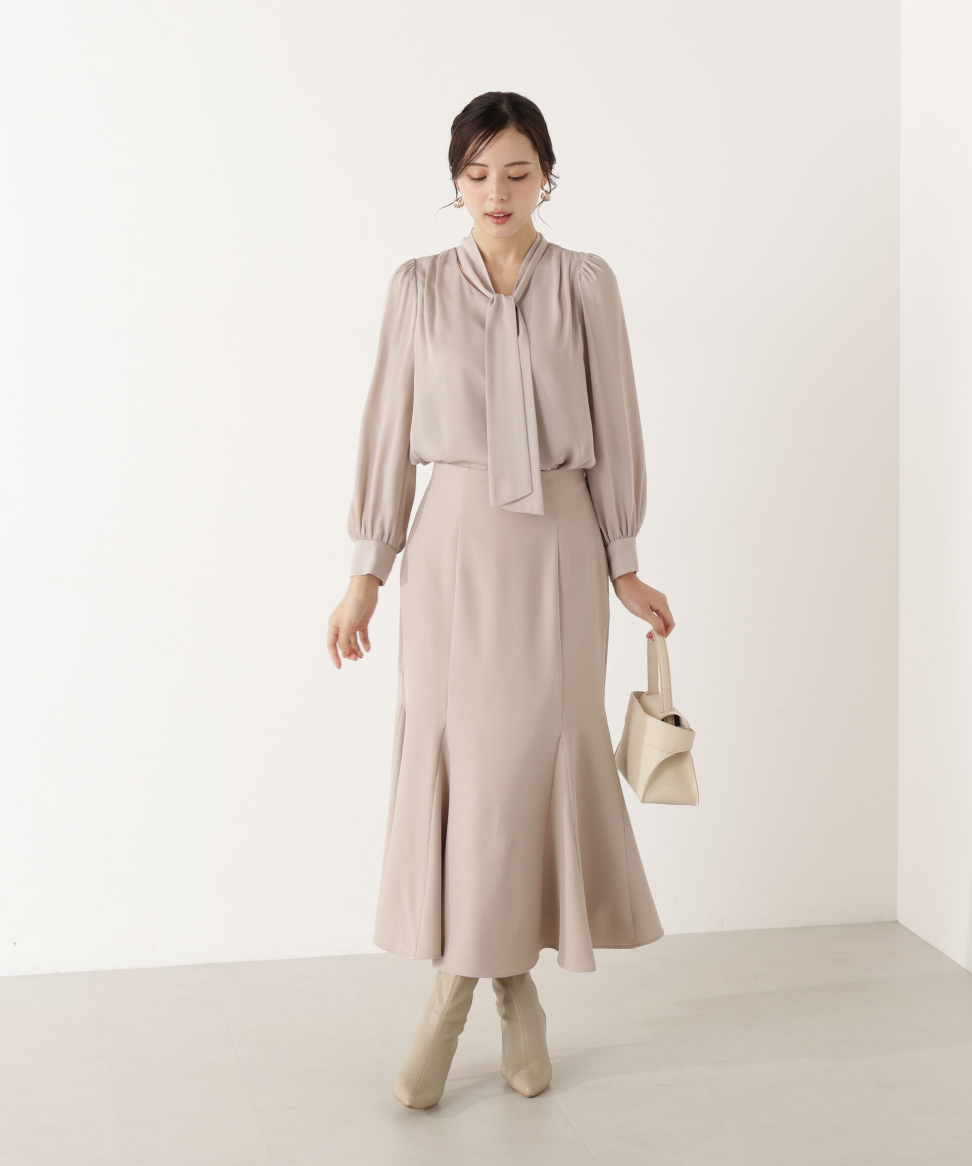 PROPORTION BODY DRESSING「ハイウエストマーメイドスカート　26SS」|スカート|