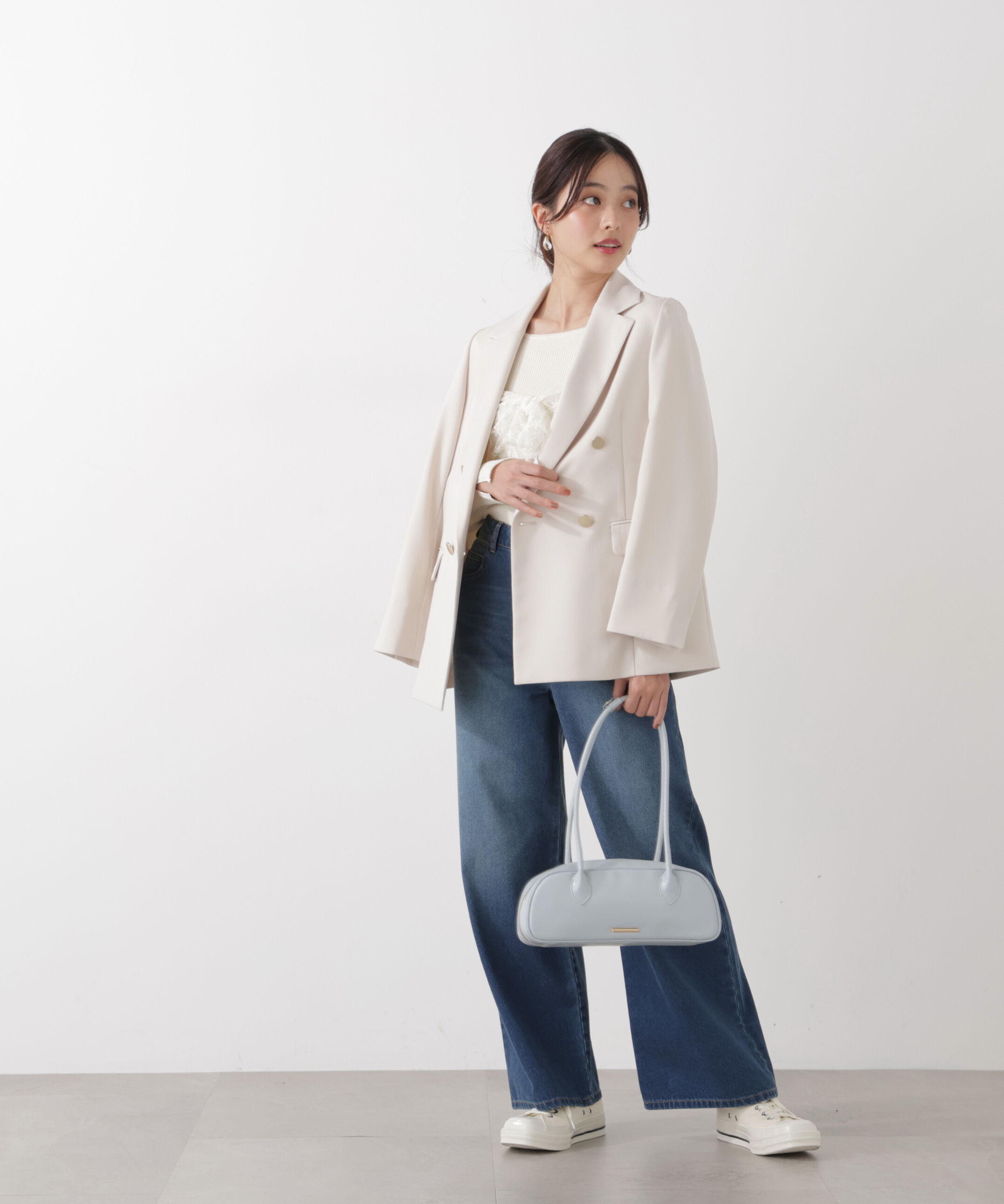 PROPORTION BODY DRESSING「〈a/mie〉ワイドデニムパンツ　26SS」|その他|