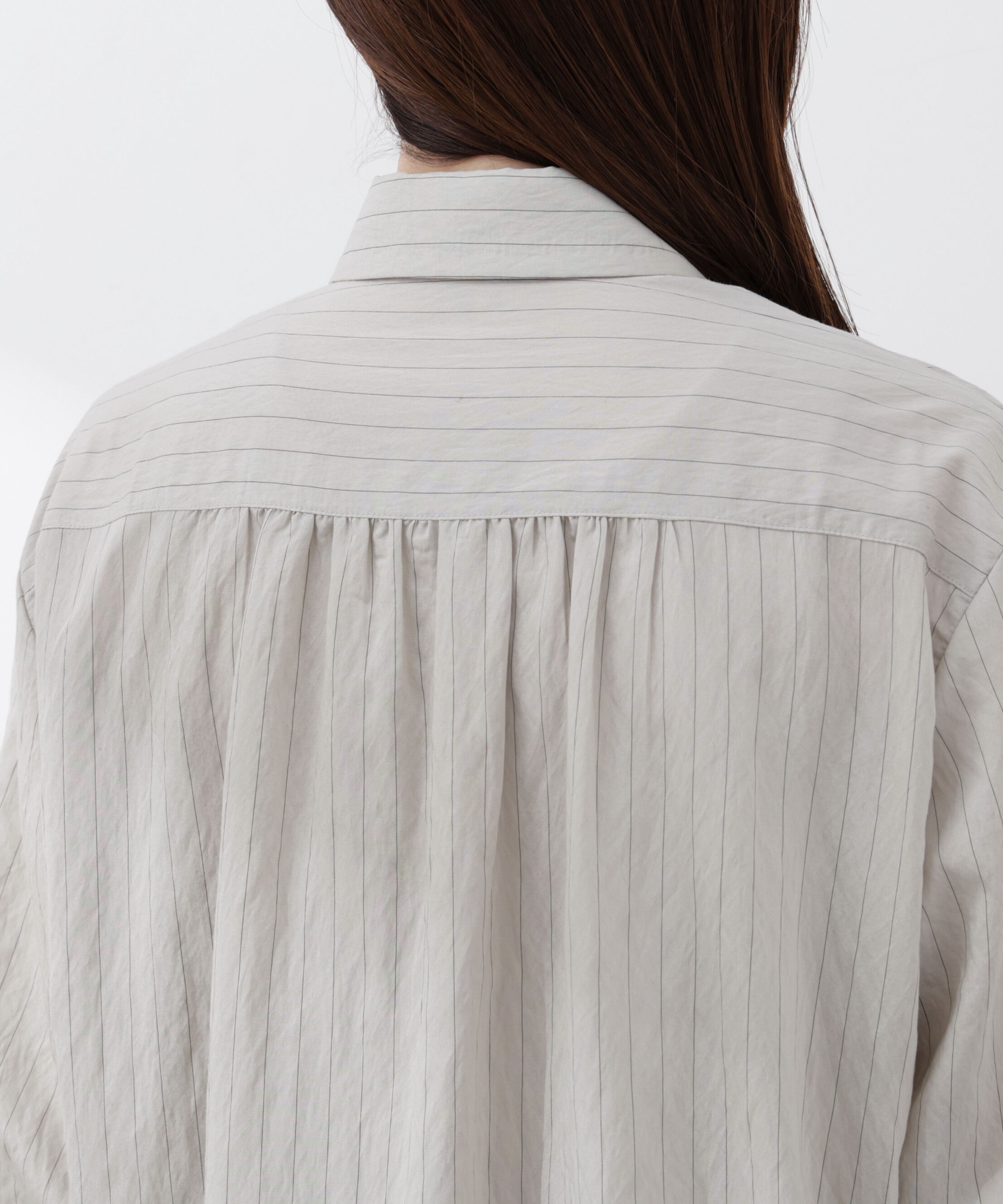 PROPORTION BODY DRESSING「〈a/mie〉ドロストスリーブシャツ 26SS」|シャツ・ブラウス|