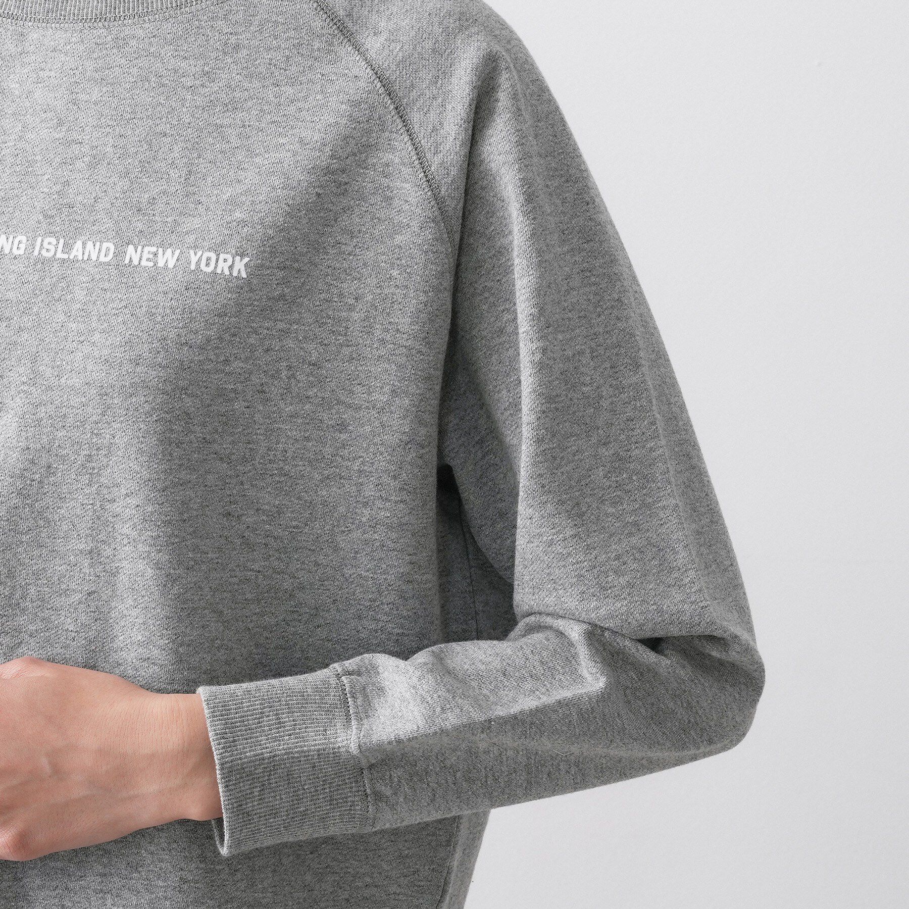 Dessin「【洗える】ラグラン切り替えミニロゴカットソー」|Tシャツ・カットソー|