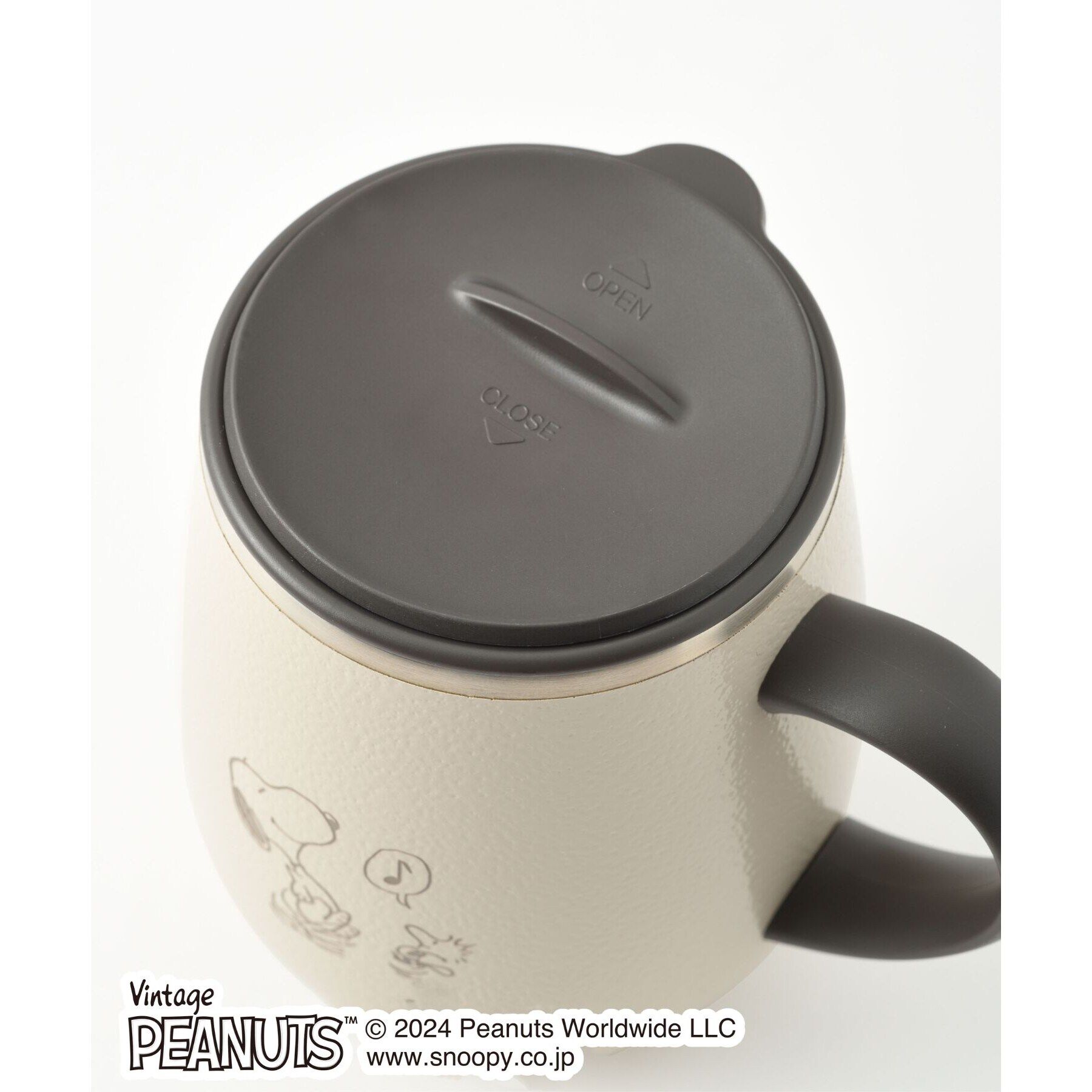 212 KITCHEN STORE「PEANUTS 蓋つきステンレスマグ Tall ECUR ＜BRUNO ブルーノ＞」|グラス・マグカップ|