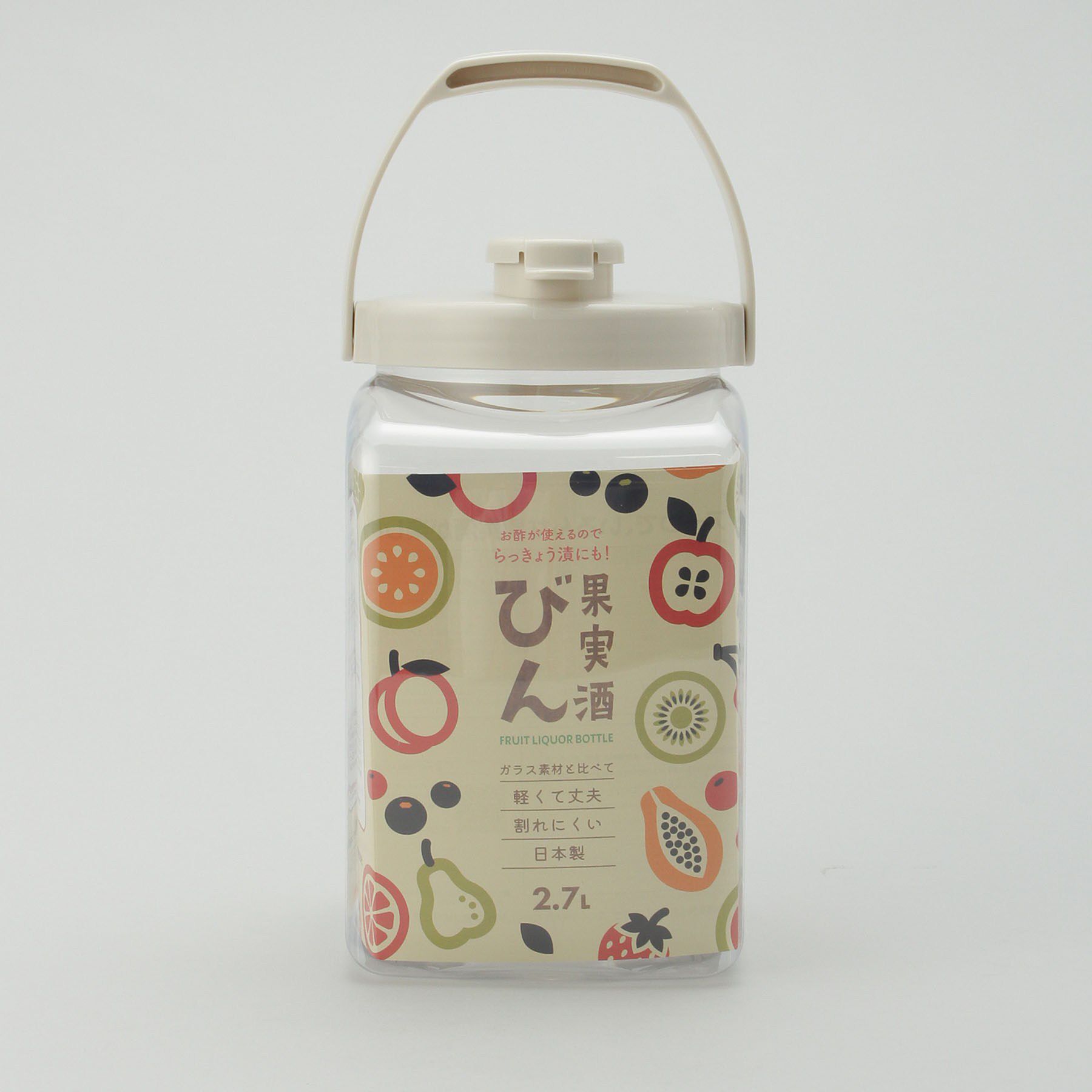 212 KITCHEN STORE「樹脂製 果実酒びん 角型 2.7L」|食器・キッチングッズ|